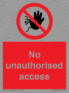 No unauthorised access
